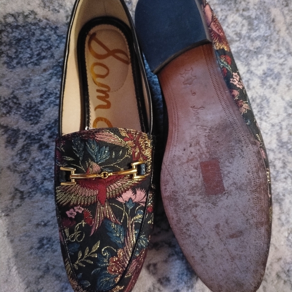 Sam Edelman Loraine Bit Loafer Majestic Bird Jacquard - Picture 4 of 4
